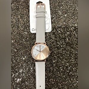 Icing Taupe Watch! SPLIT MARBLE & GOLD FACE.
(OS)